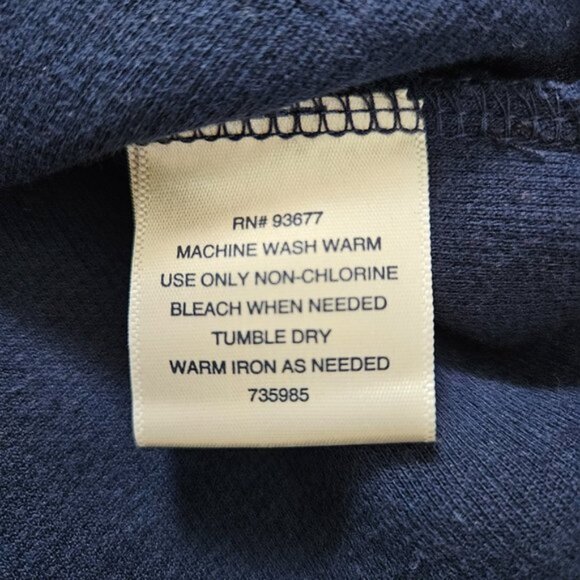 Island Shores Blue 1/4 Zip Pullover Sweater - Picture 7 of 9